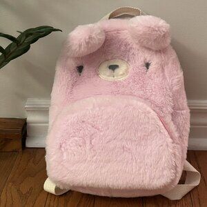 Claire's Pink Bear Backpack